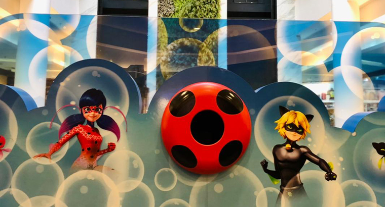 Brinquedos temáticos da 'Ladybug' ficam até agosto no Parque Villa